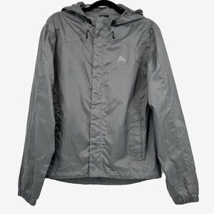 Kelty Unisex Lightweight Rain Jacket – Size Small – Gray
